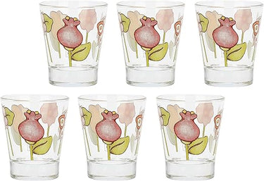 THUN - Juego de seis tazas de colores Happy Country